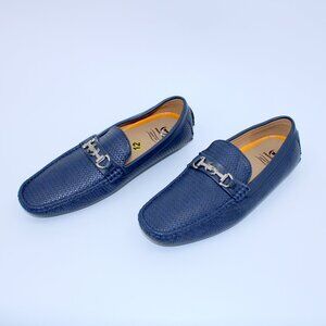 Phat Farm Men's Navy blue Comfort Tech Weave Loafers